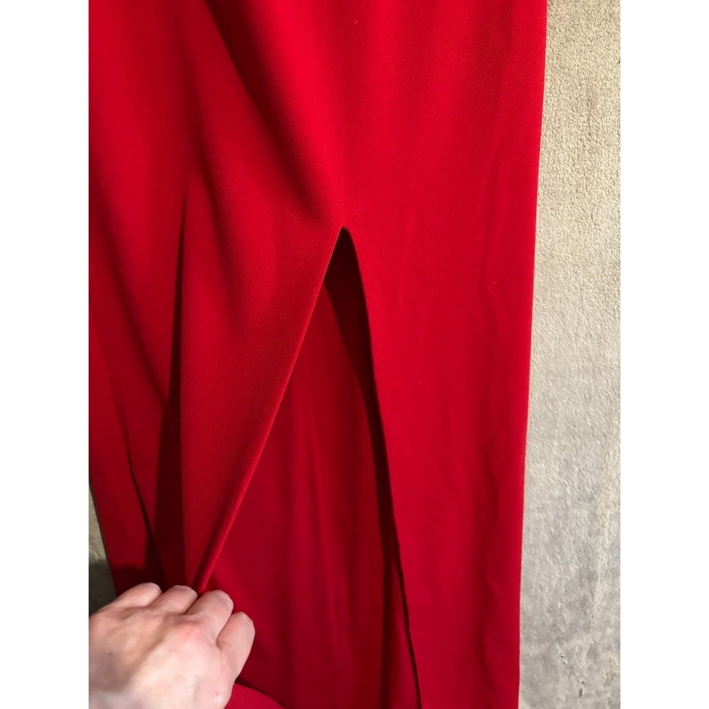 Lulus Own the Night Red Strapless Maxi Dress Women's Medium Red - Picture 9 of 16